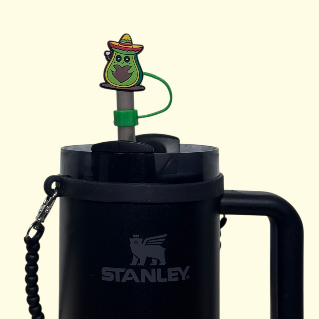 Avocado Mexican Love Straw Topper