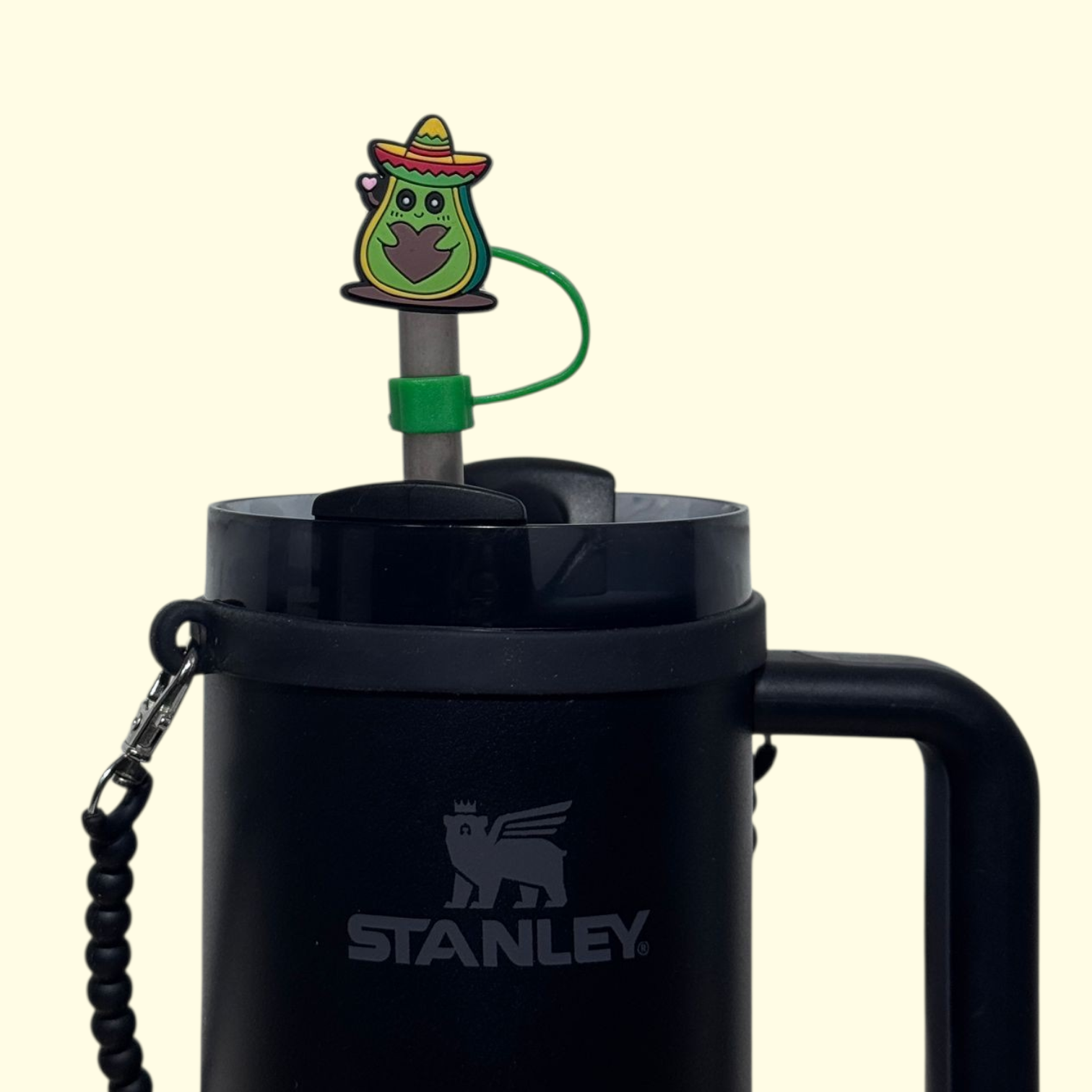 Avocado Mexican Love Straw Topper