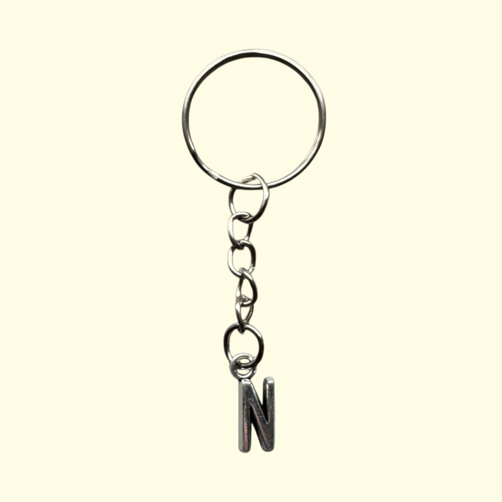 Letter N Keyring