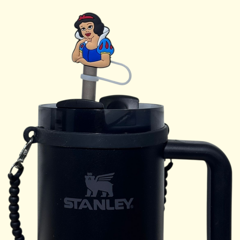 Princess Snow White Straw Topper