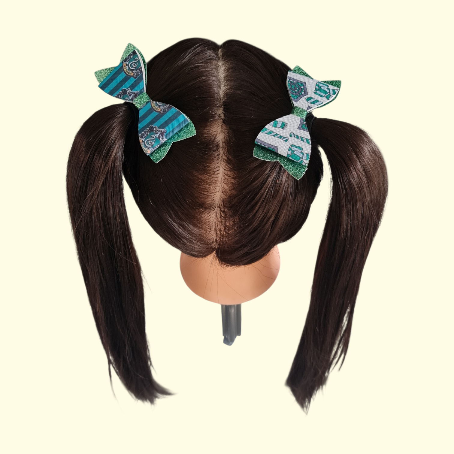 Harry Potter Slytherin Hair Bow x2