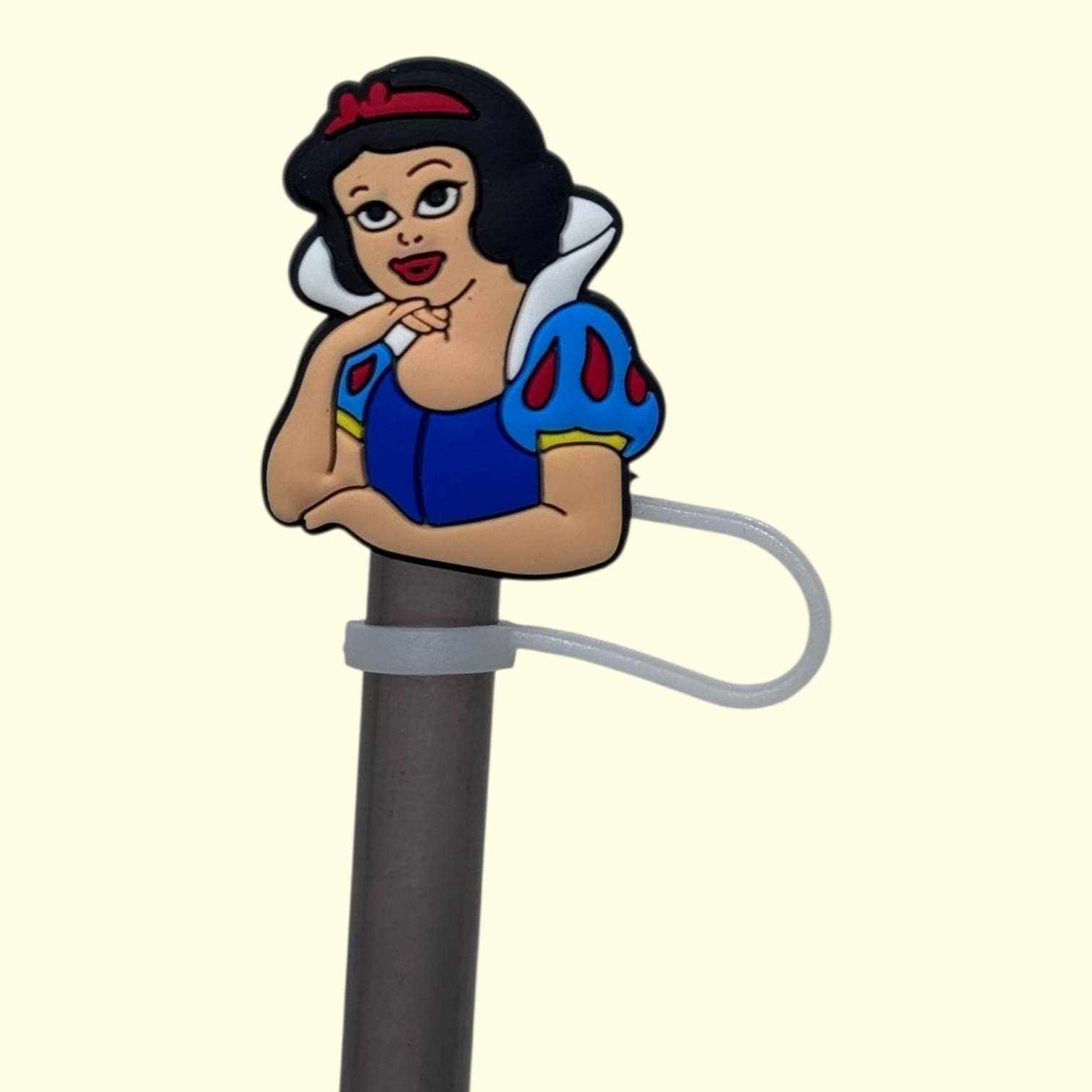 Princess Snow White Straw Topper