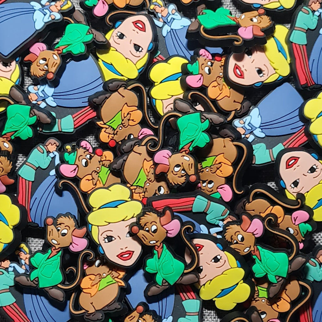 Princess Cinderella Crocs Charms x4