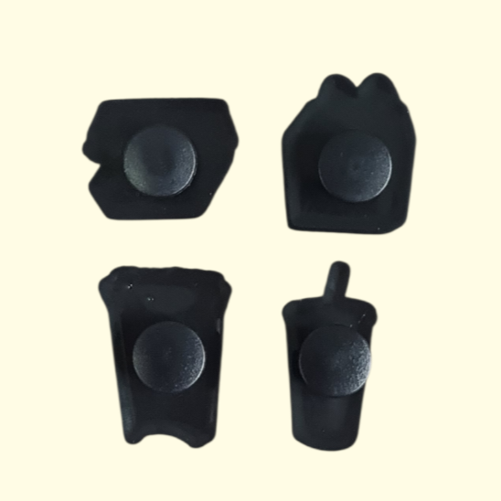 McDonald's Crocs Charms x4