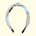 Floral Ivory Knot Headband