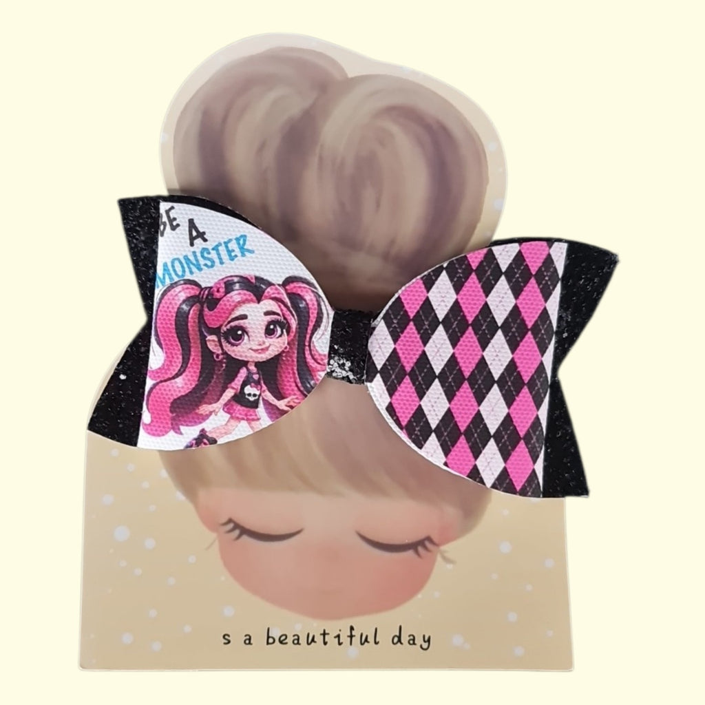 Be A Monster Halloween Standard Hair Bow