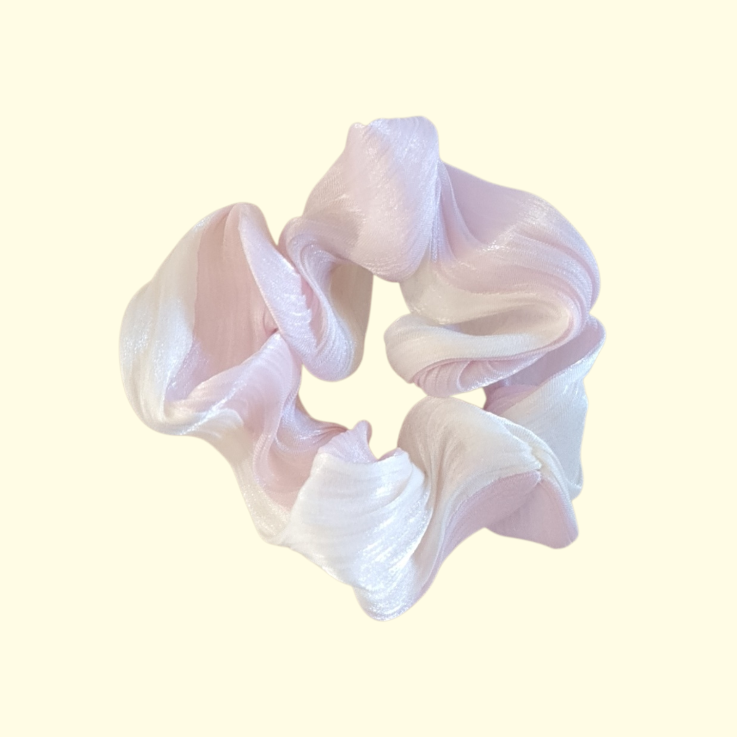 Swirl Pink Hair Scrunchie