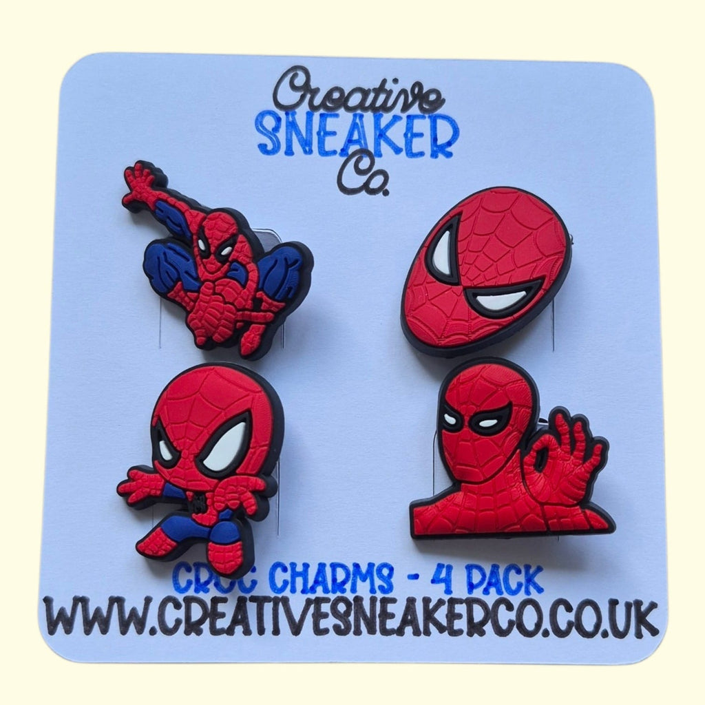 Spiderman Crocs Charms x4