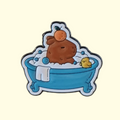 Capybara Bath Pin Badge