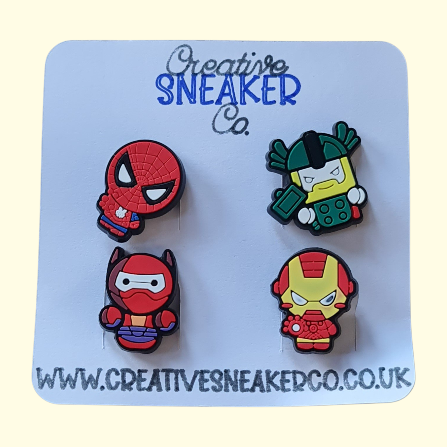 Marvel Crocs Charms x4