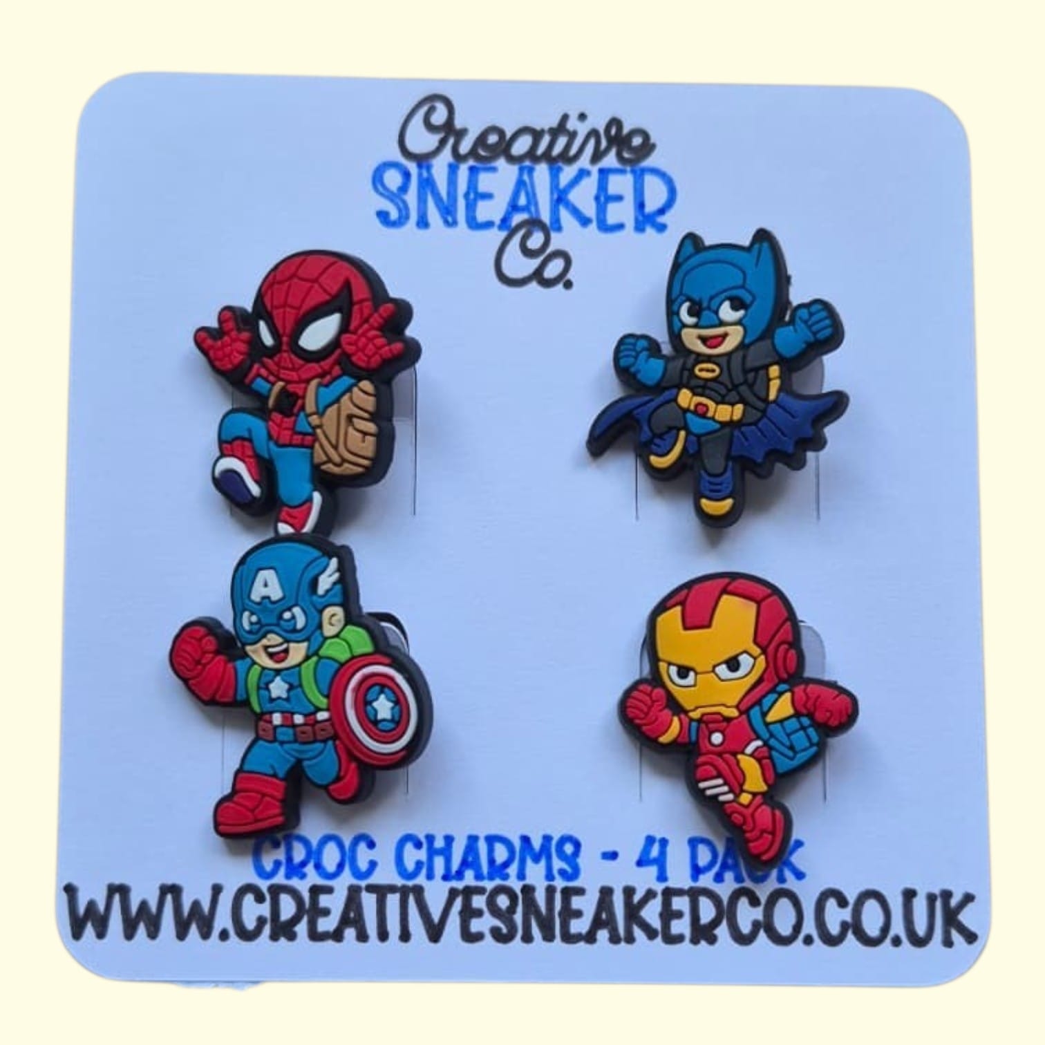 Marvel Crocs Charms x4