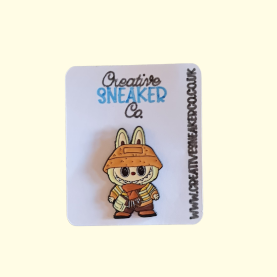 Labubu Cream Pin Badge
