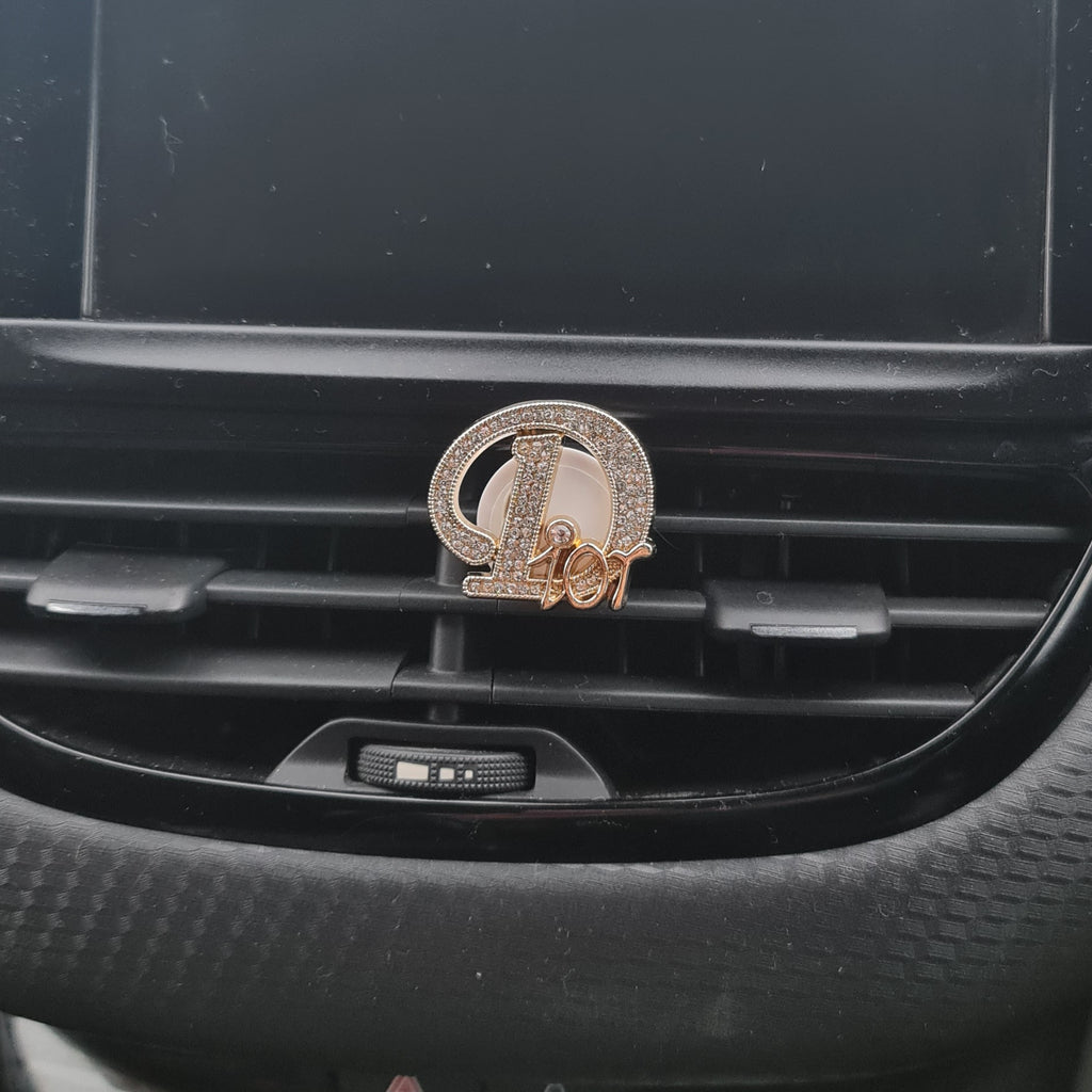 Dior Gold Clip In Car Air Freshener