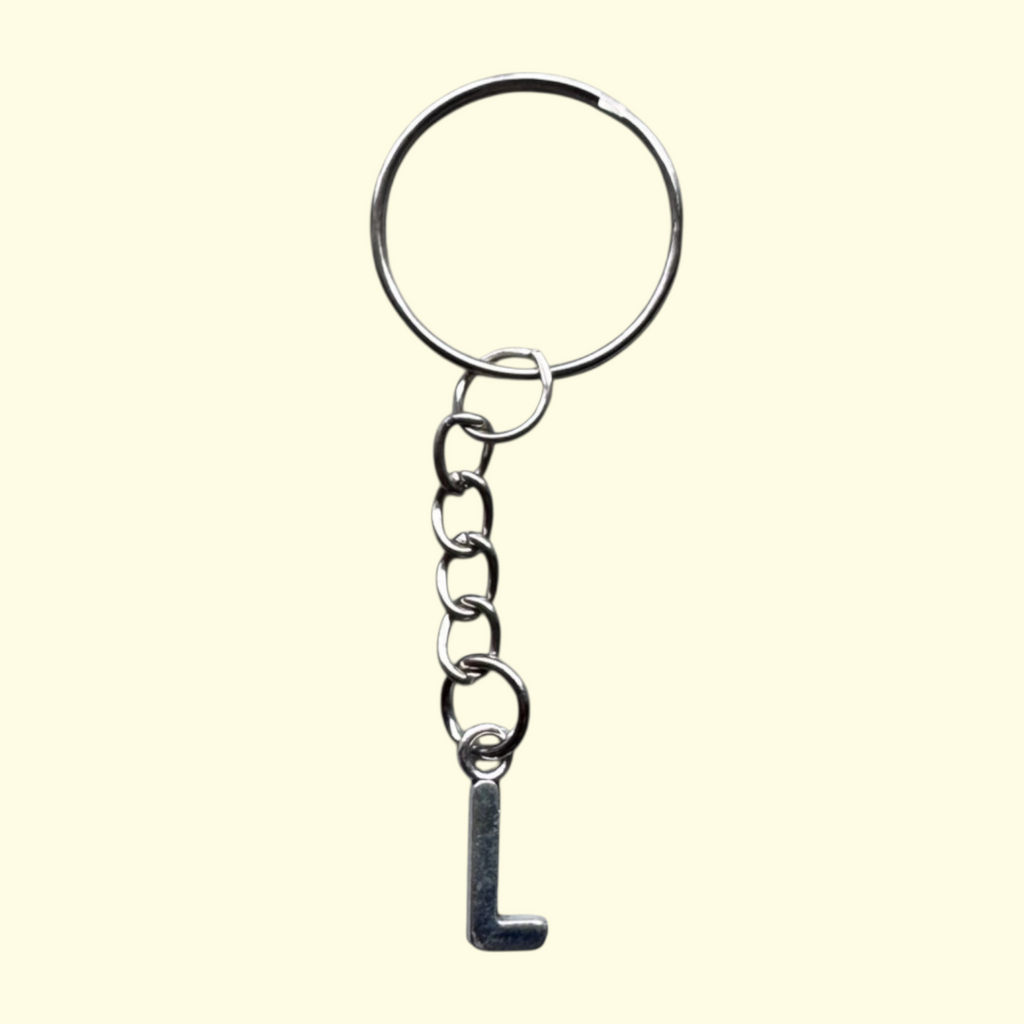 Letter L Keyring