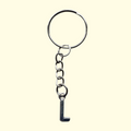 Letter L Keyring