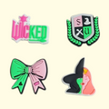 Wicked Crocs Charms x4