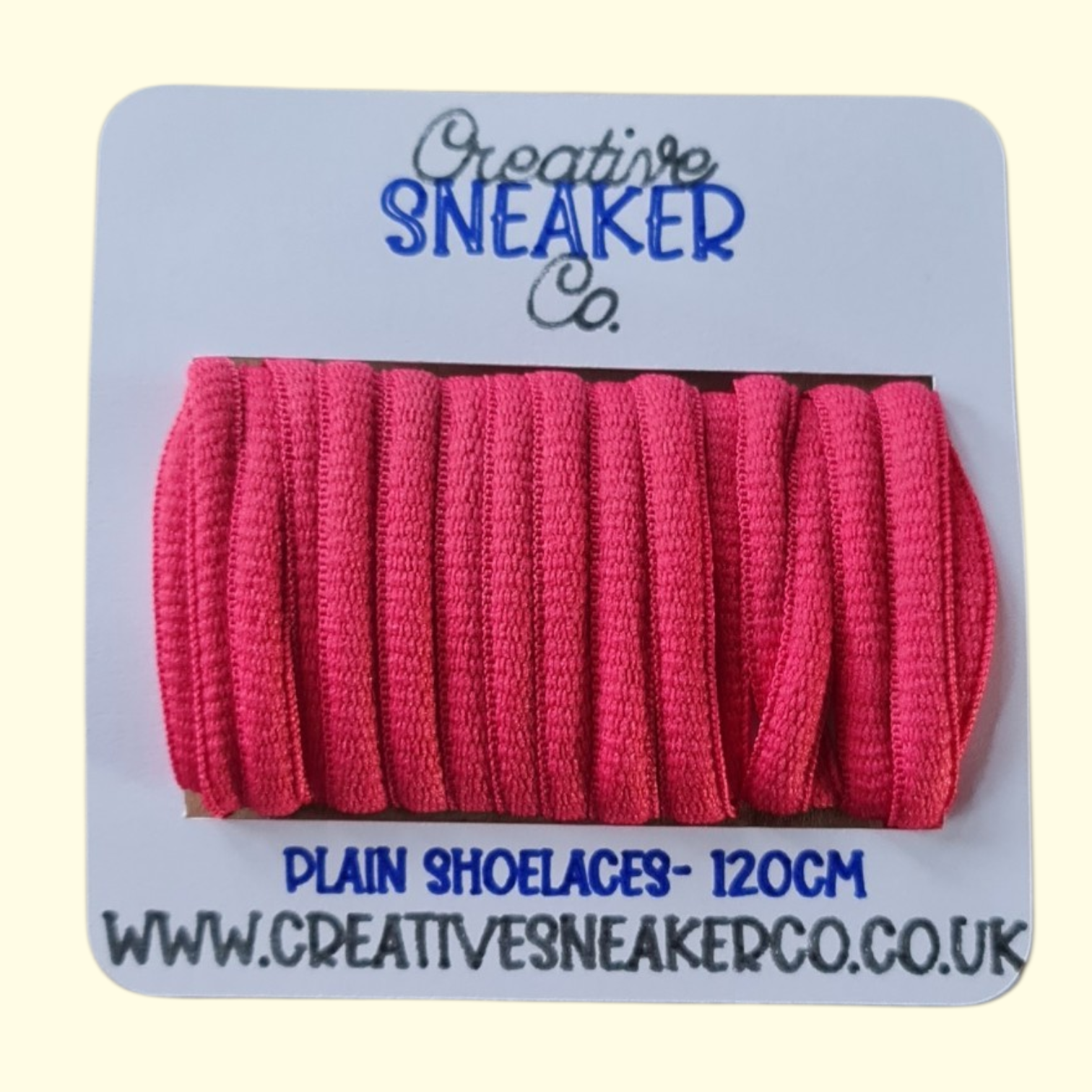 Round Shoelaces 120cm Bright Pink