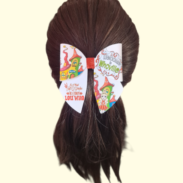The Grinch Whoville Blonde Sailor Hair Bow