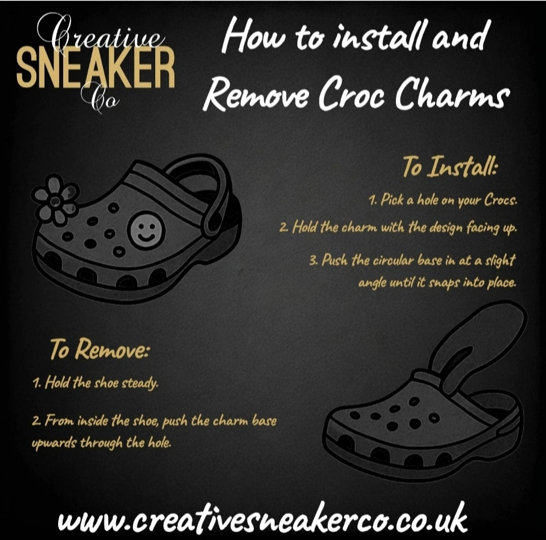 Inside Out Crocs Charms x4