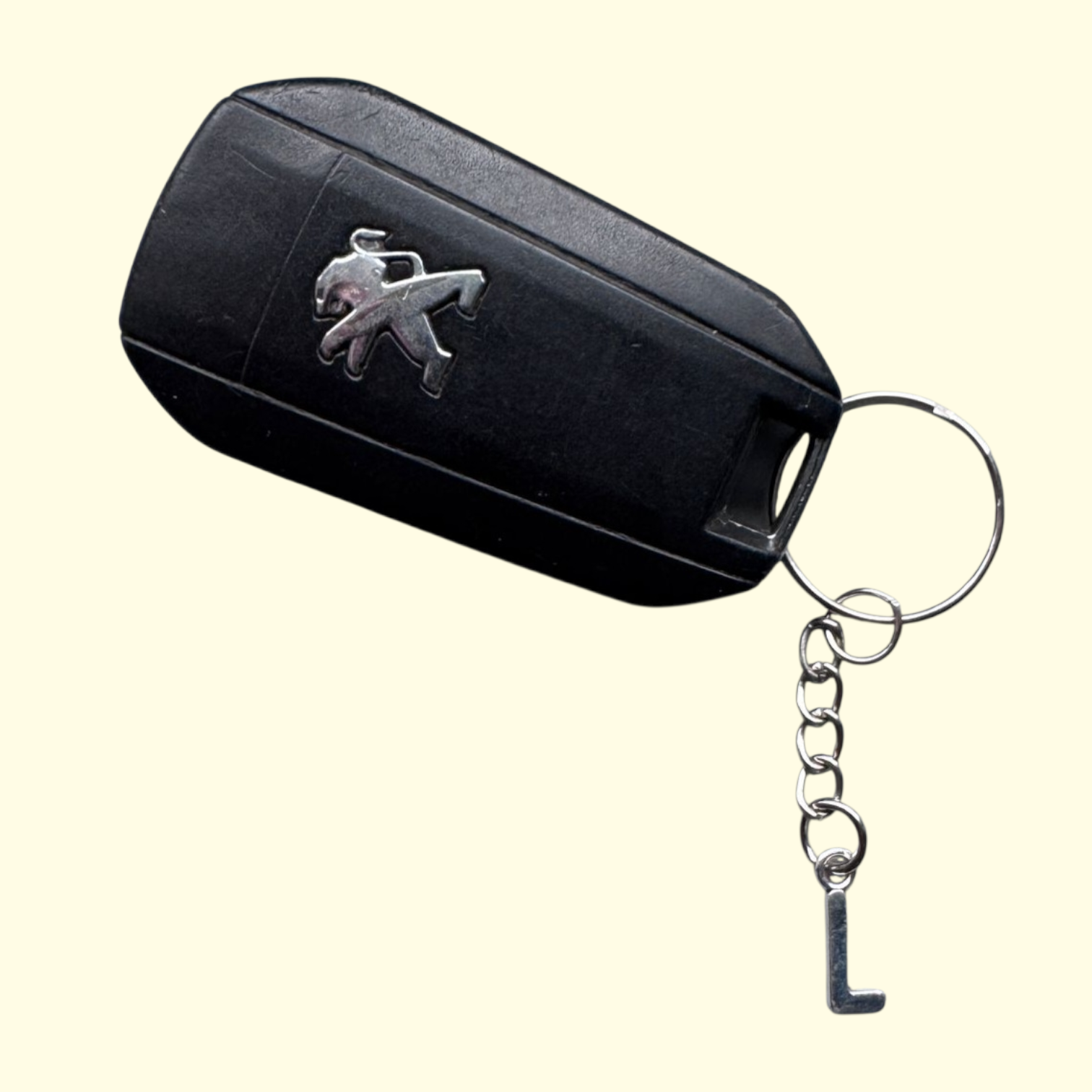 Letter L Keyring