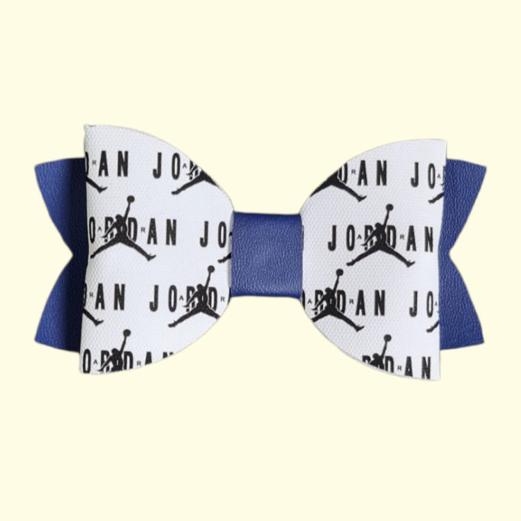 Jumpman Blue Hair Bow