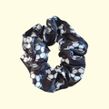 Football Black Hair Scrunchie