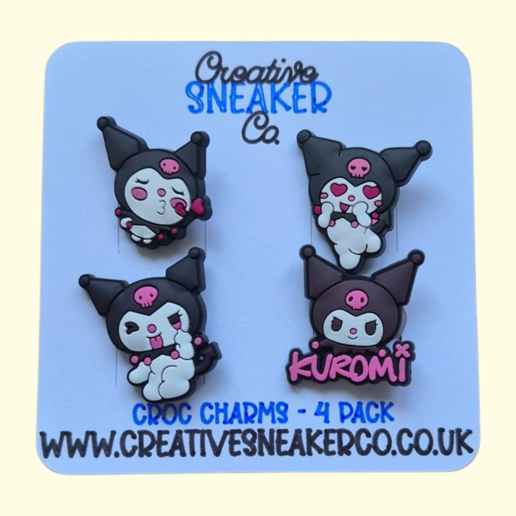 Kuromi Crocs Charms x4