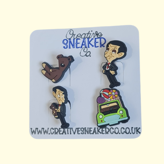 Mr Bean Crocs Charms x4
