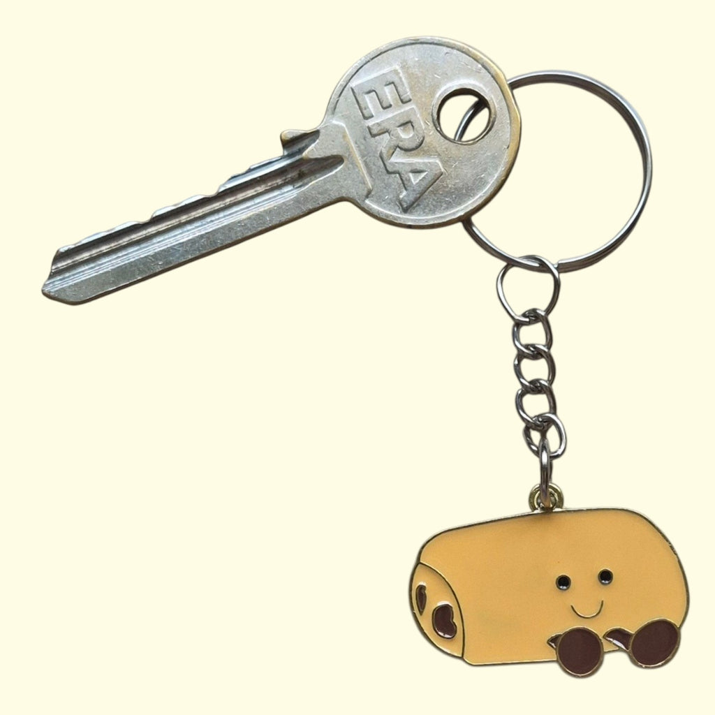 Pain Au Chocolat Keyring