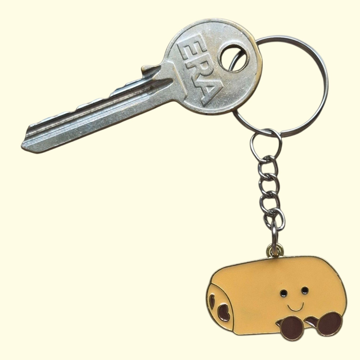 Pain Au Chocolat Keyring