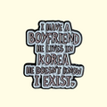 K-Pop Korean Boyfriend Pin Badge