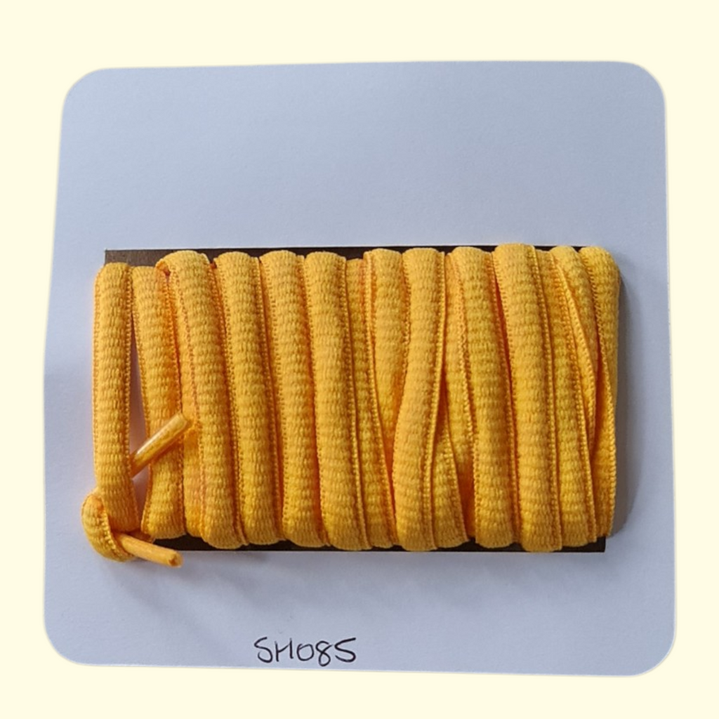 Round Shoelaces 120cm Mustard