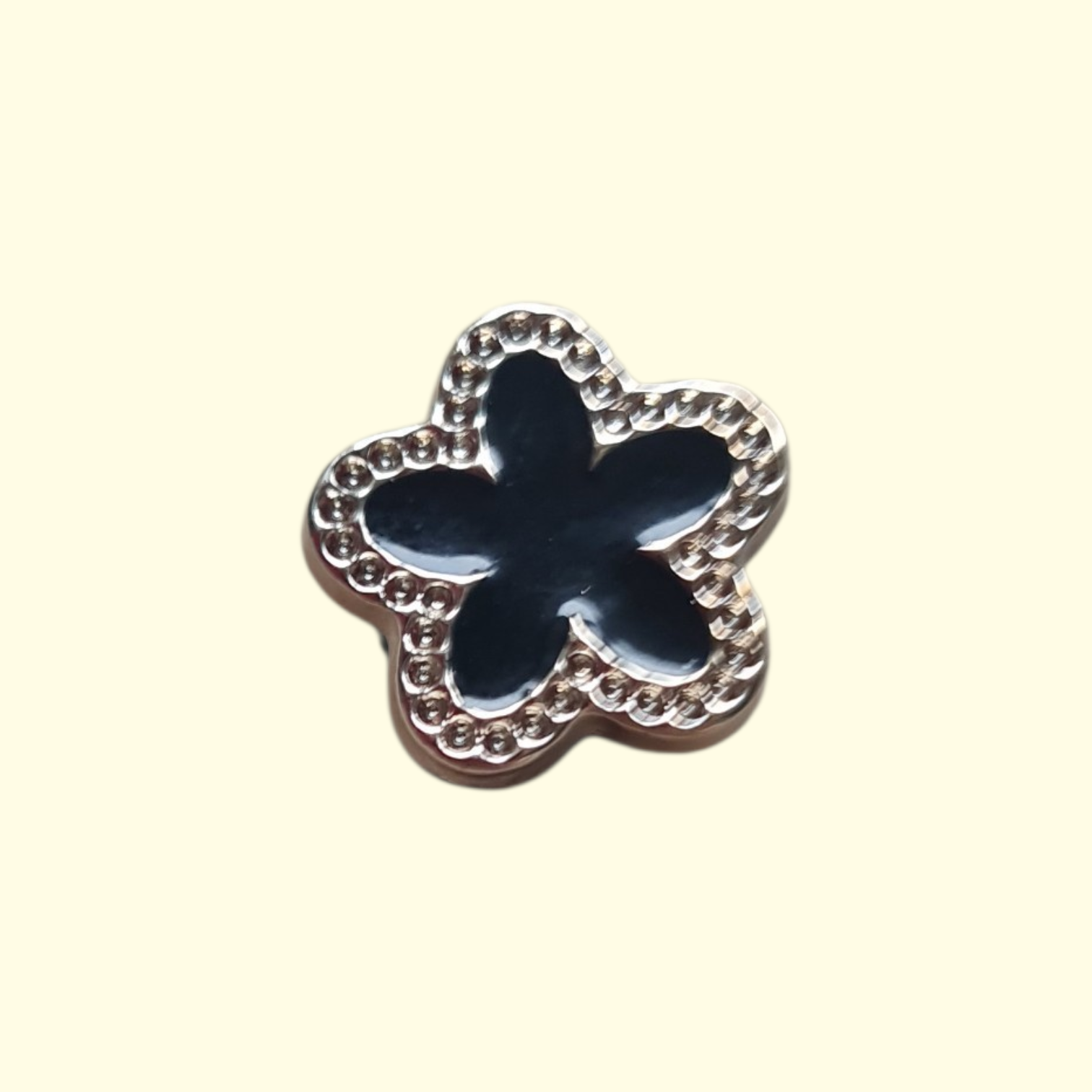 Black Gold Love Bling Crocs Charms x4