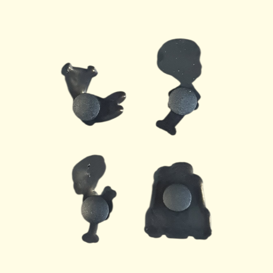 Mr Bean Crocs Charms x4