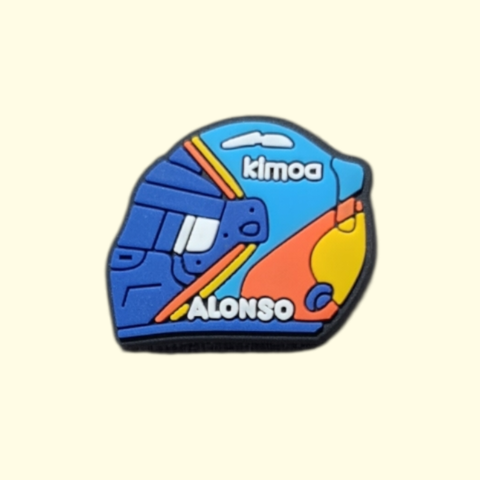 Formula 1 Alonso Crocs Charms x4