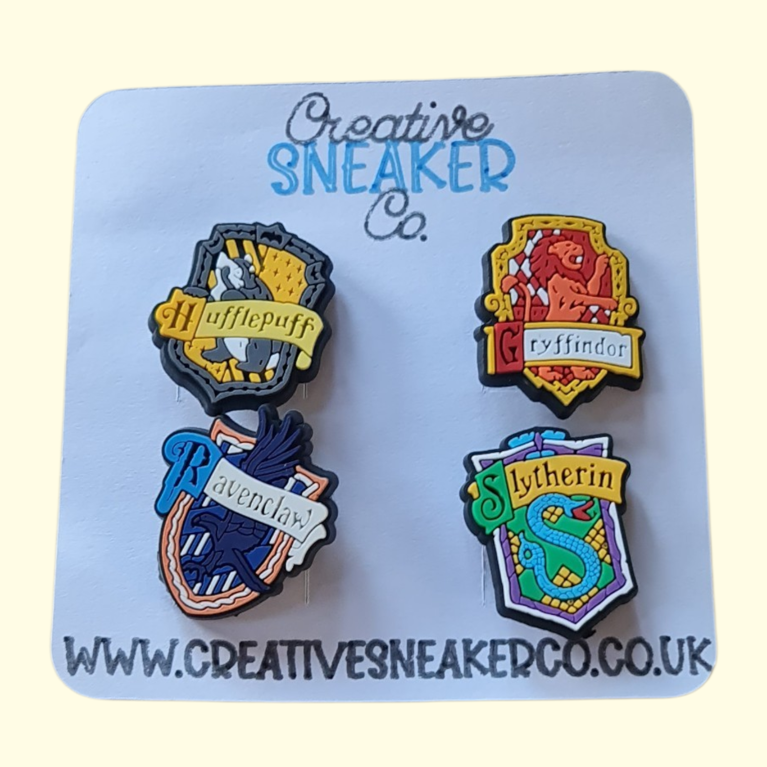 Harry Potter Houses Crocs Charms x4