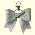 Soft Gold Glitter Gold Swoosh Bag Charm