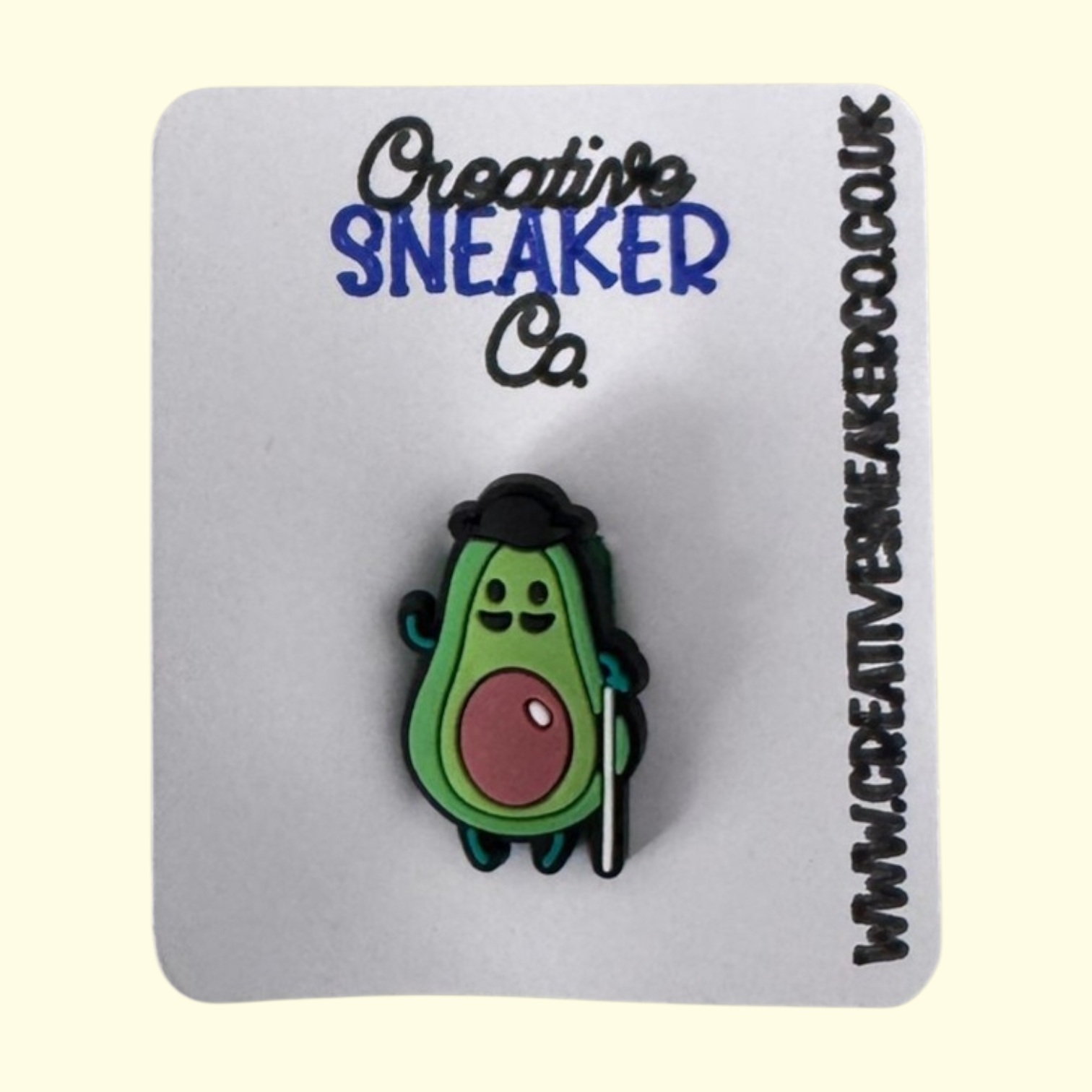 Avocado Man Straw Topper