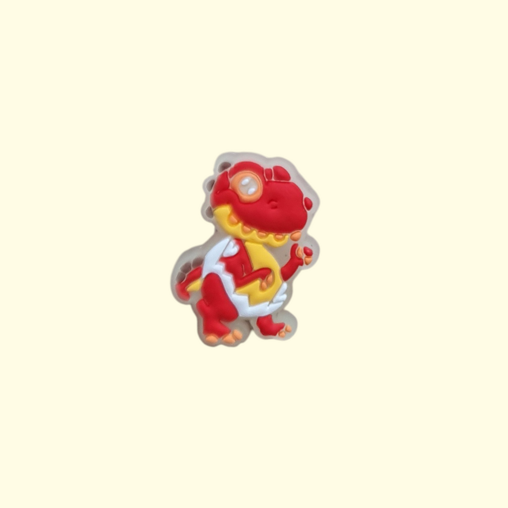 Dinosaur Crocs Charms x3