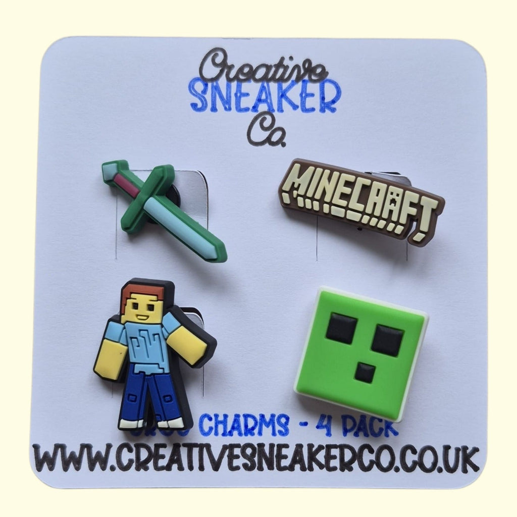 Minecraft Crocs Charms x4