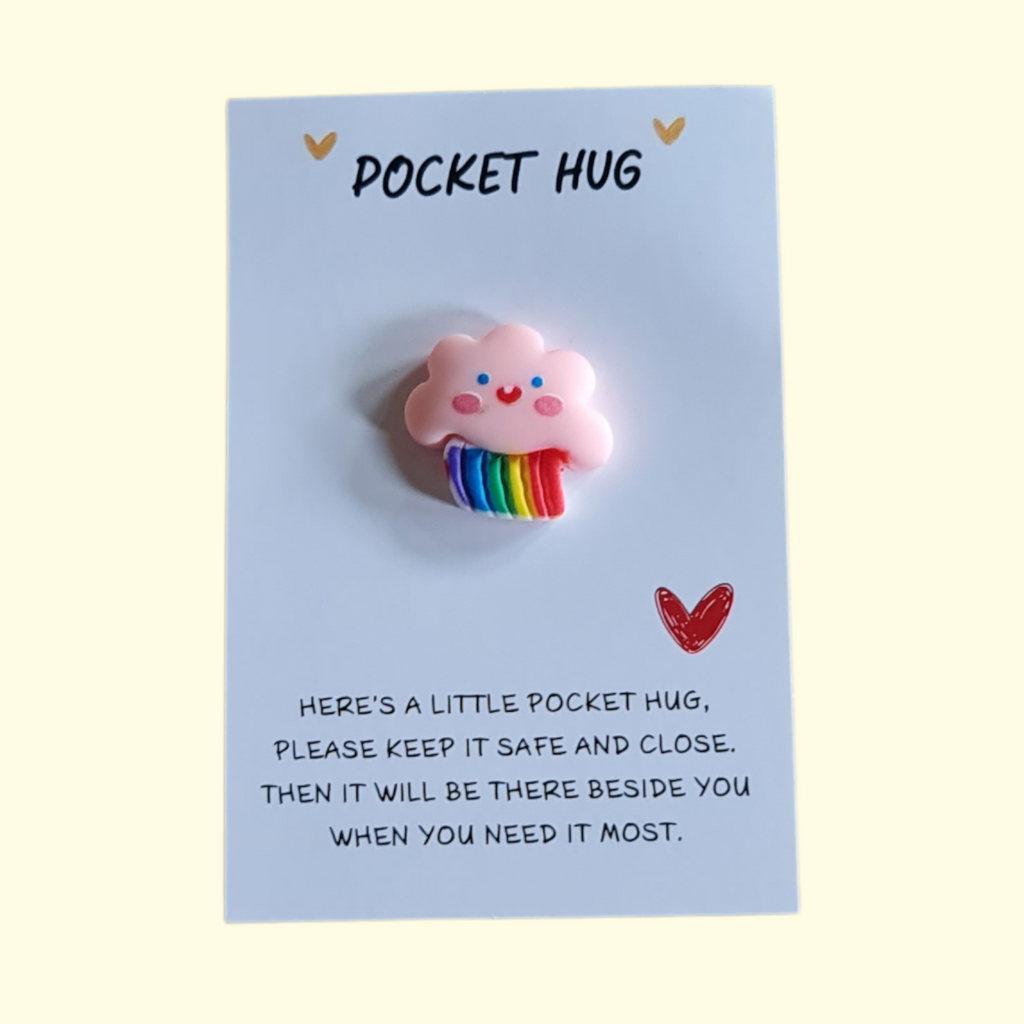 Cloud Rainbow Pocket Hug