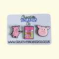 Percy Pig Crocs Charms x3