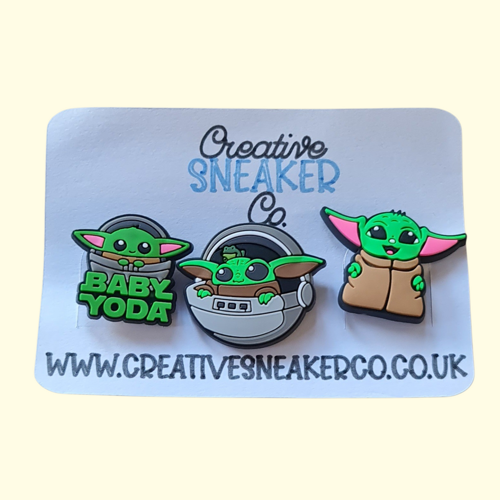 Baby Yoda Crocs Charms x3