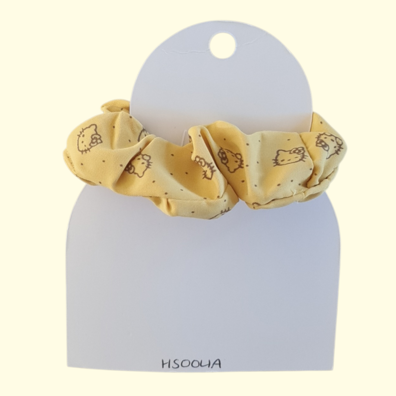 Hello Kitty Yellow Hair Scrunchie