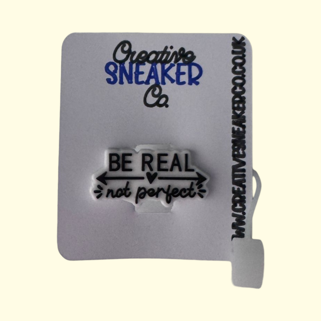 Quote Be Real Straw Topper