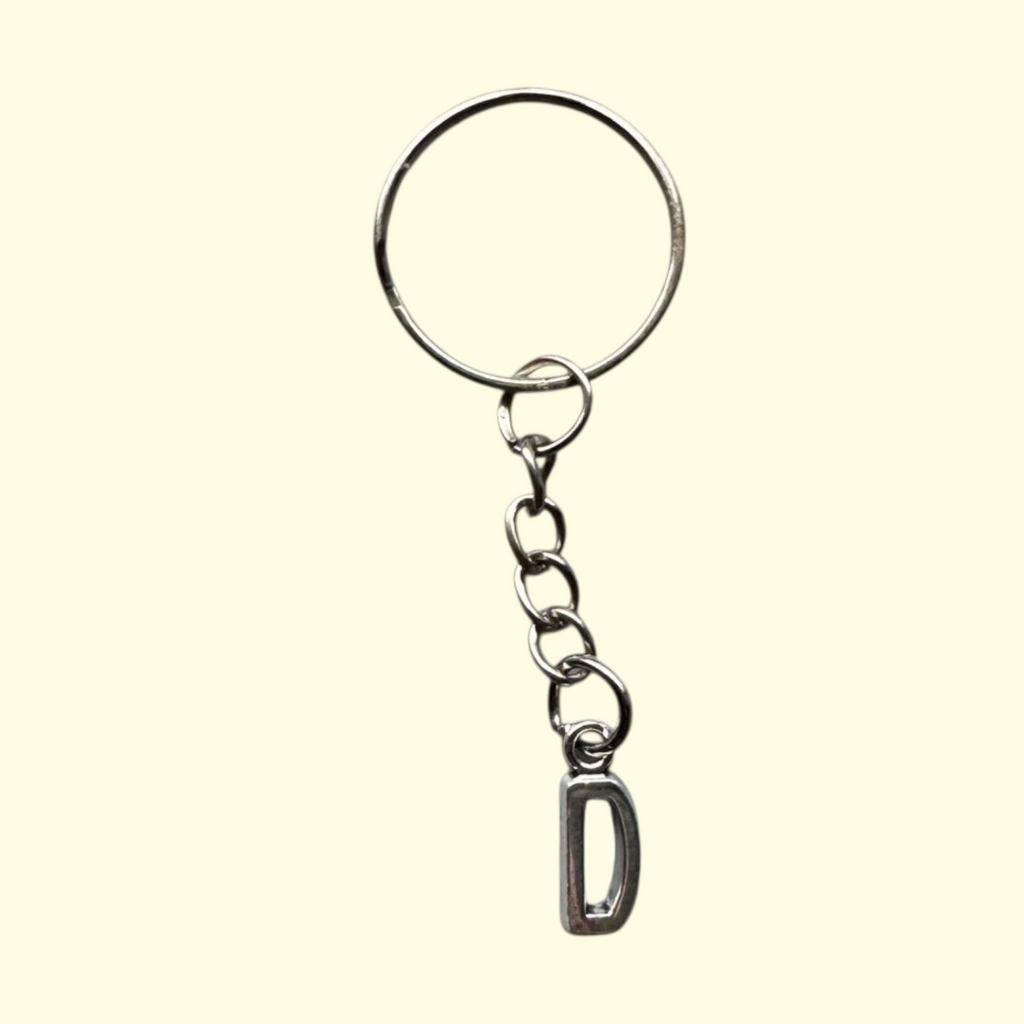 Letter D Keyring