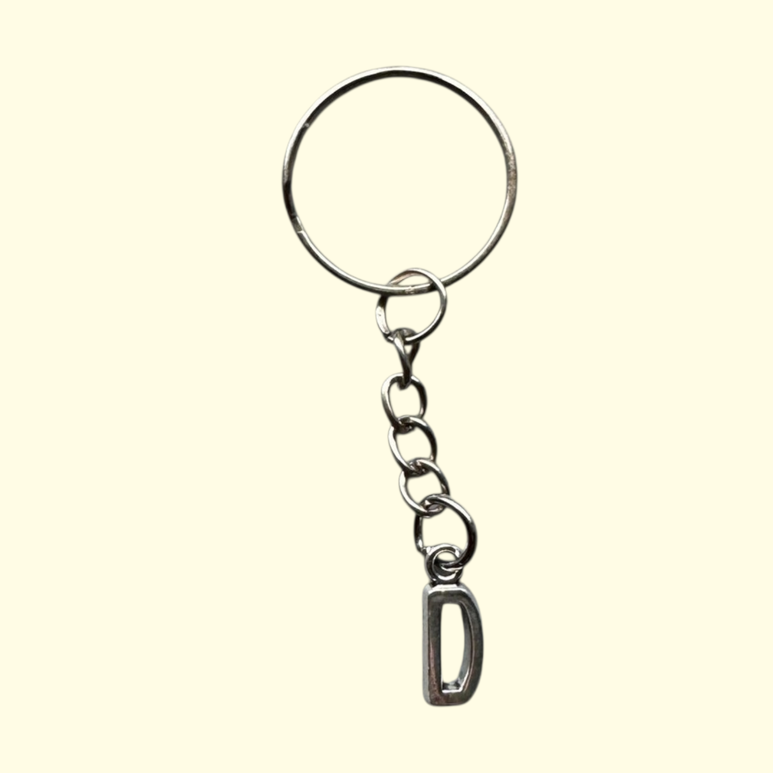Letter D Keyring