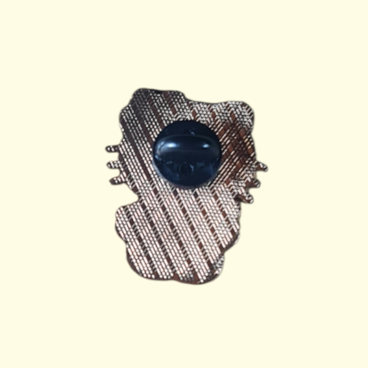 Hello Kitty Flower Pin Badge