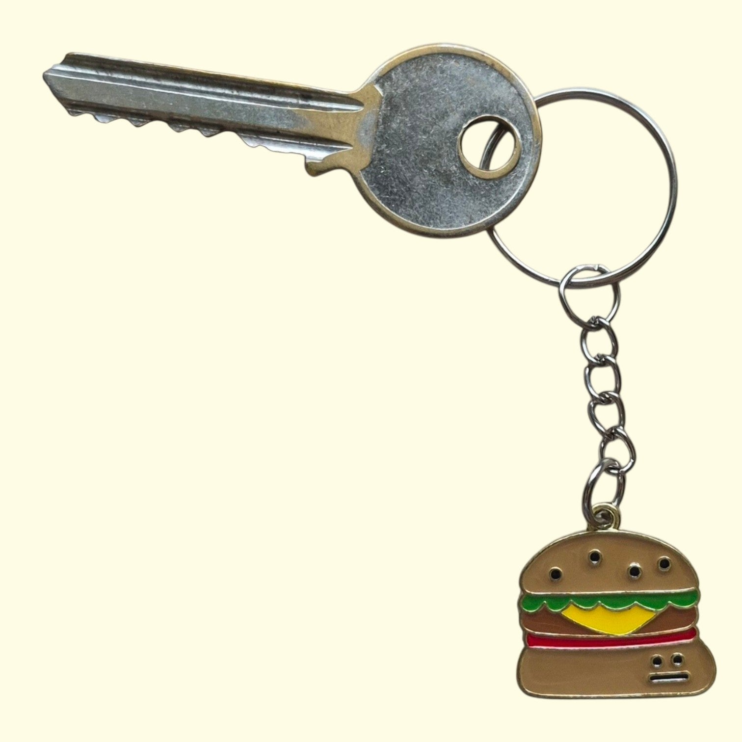 Burger Keyring