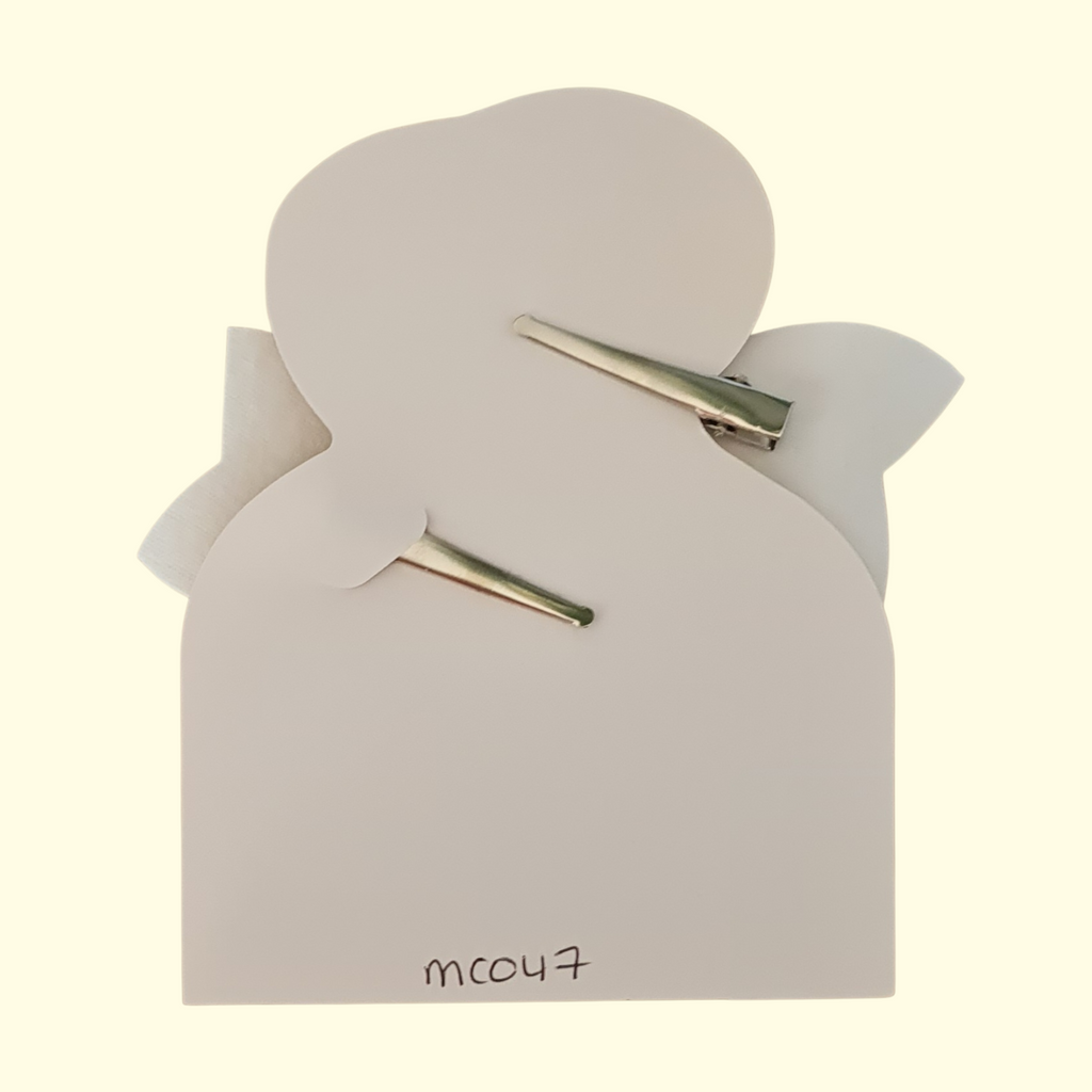 Floral Happy Hair Bow x2